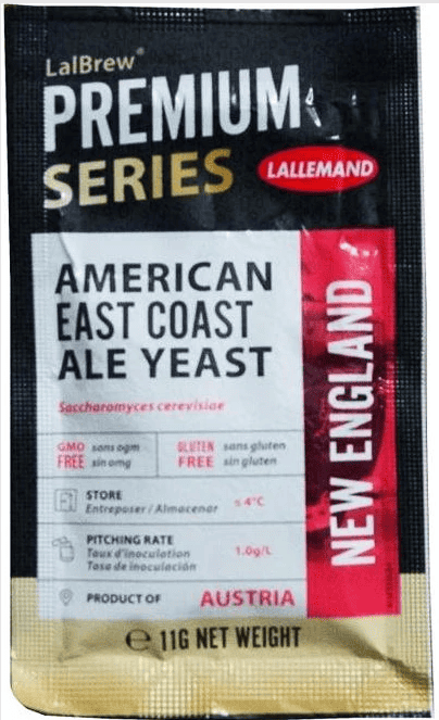 Lallemand New England American East Coast Ale Yeast 11 Grams Granarium Brewing Supplies 8841